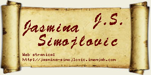 Jasmina Simojlović vizit kartica